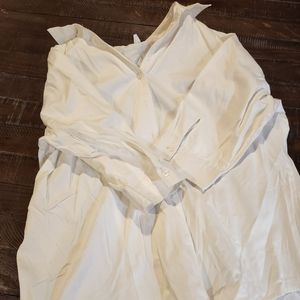 Lane Bryant White Blouse